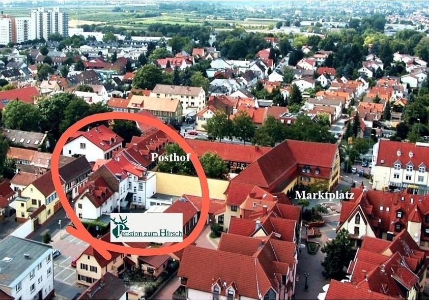 Hotel-Pension Zum Hirsch Hattersheim am Main Exteriér fotografie